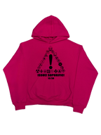 Red Label Hoodie- Różowa
