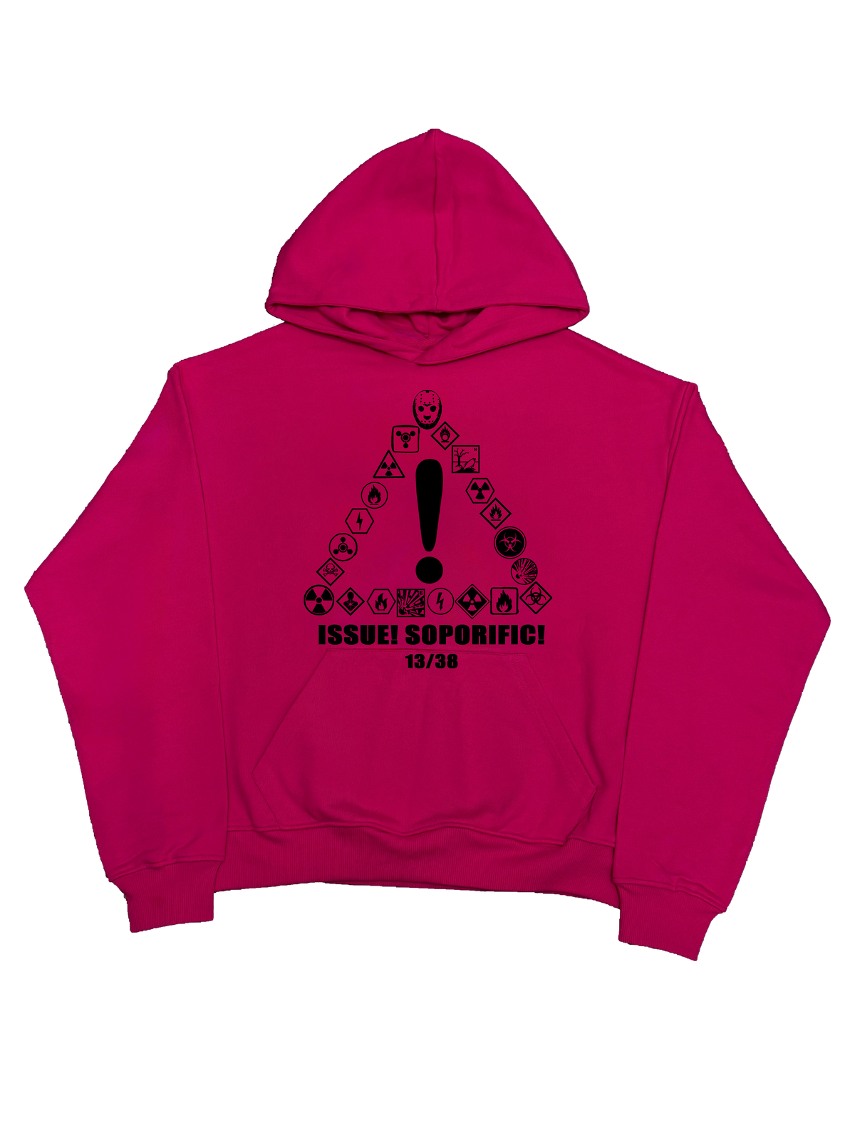 Red Label Hoodie- Różowa