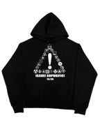 Red Label Hoodie- Czarna
