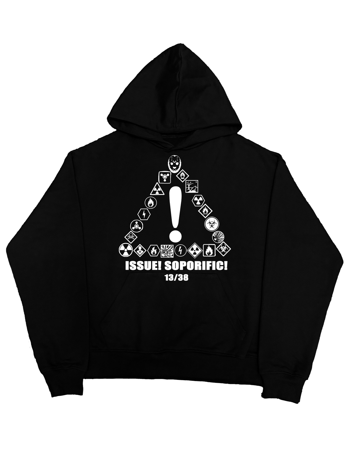 Red Label Hoodie- Czarna