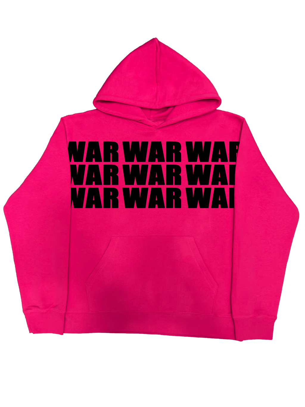 Neon Label Hoodie- Różowa
