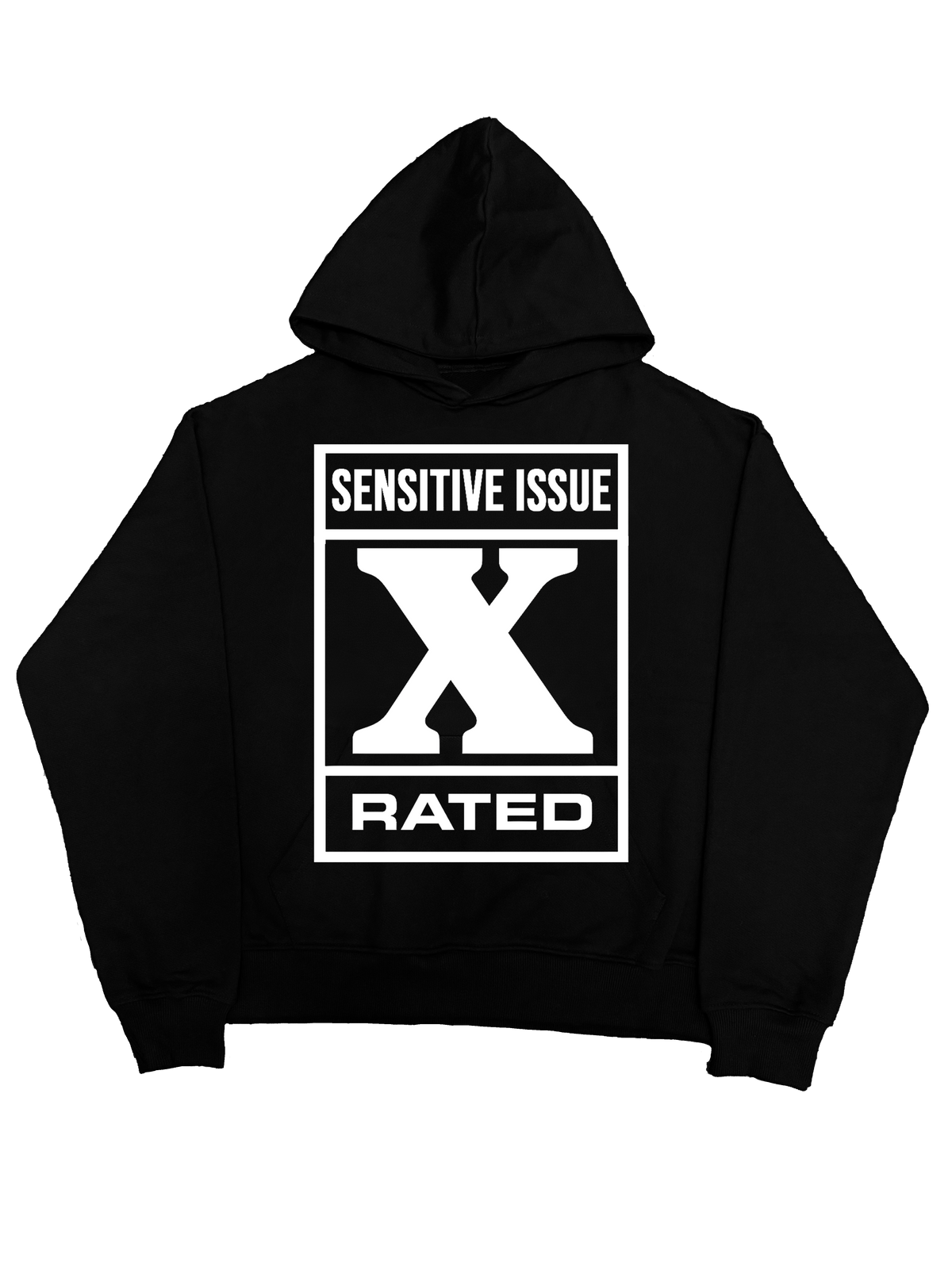 Red Label Hoodie- Czarna
