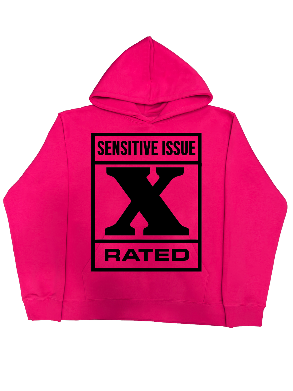 Neon Label Hoodie- Różowa