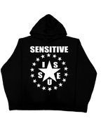 Neon Label Hoodie- Czarna