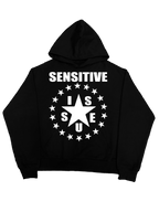Red Label Hoodie- Czarna