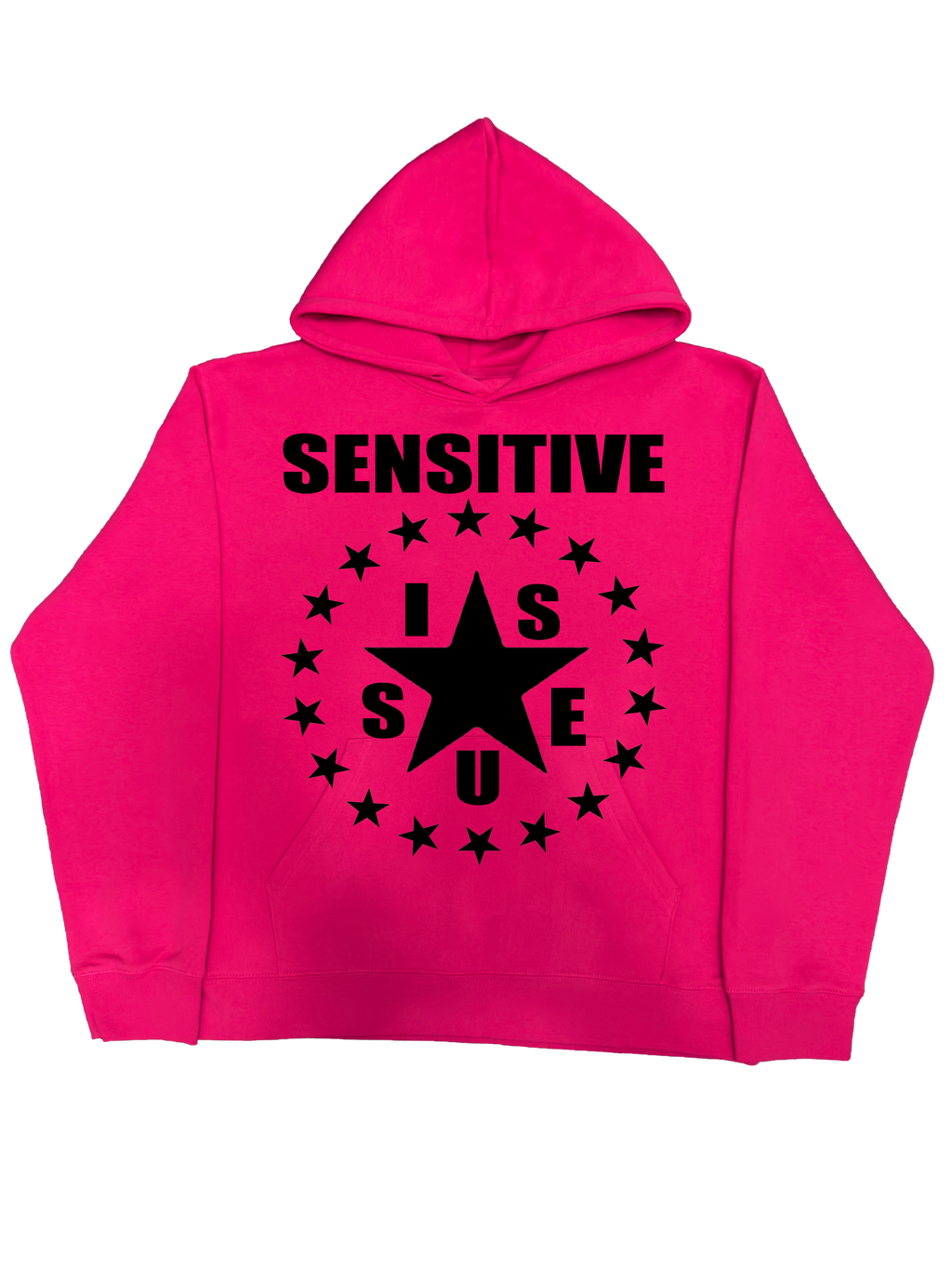 Neon Label Hoodie- Różowa
