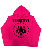 Neon Label Hoodie- Różowa
