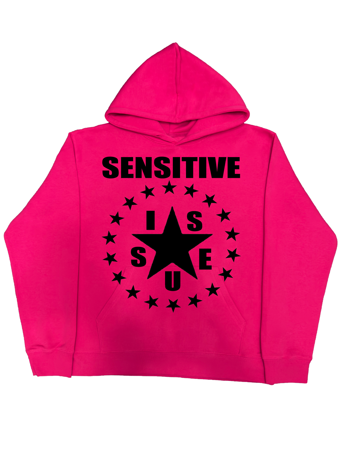 Neon Label Hoodie- Różowa